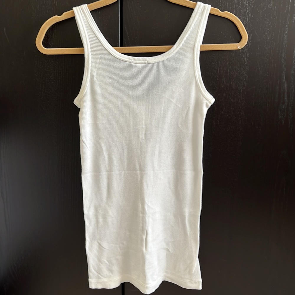 Ladies Mimi & Coco Ribbed Tank Top Size Small - Picture 2 of 3